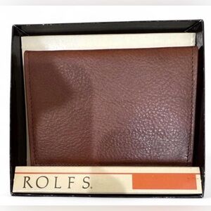Rolfs Brown Leather Card & Key Holder